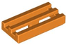Tile, Modified 1 x 2 Grille with Bottom Groove