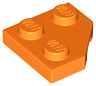 Wedge, Plate 2 x 2  Cut Corner