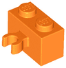 Brick, Modified 1 x 2 with Open O Clip Thick (Vertical Grip)