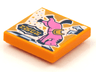 Tile 2 x 2 with BeatBit Album Cover - Bucking Bronco Horse Pattern