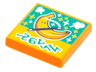 Tile 2 x 2 with BeatBit Album Cover - Banana with Magic Wand Pattern