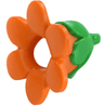 Minifigure, Headgear Head Cover, Costume Flower with Molded Bright Green Bud Pattern