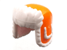 Minifigure, Headgear Ushanka Hat with Molded White Fur Lining Pattern
