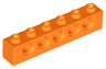 Technic, Brick 1 x 6 with Holes