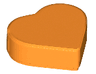 Tile, Round 1 x 1 Heart