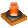 Duplo Revolving-Style Safety Light Base with Trans-Neon Orange Light