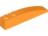 Slope, Curved 6 x 1 with 2 Studs