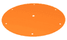 Cloth Parachute Canopy Round with 7 Holes