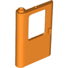 Door 1 x 4 x 5 Train Left, Thick Support at Bottom