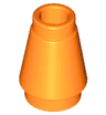 Cone 1 x 1 with Top Groove