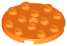Plate, Round 4 x 4 with Hole