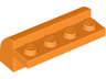 Slope, Curved 2 x 4 x 1 1/3 with 4 Recessed Studs