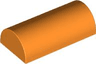 Slope, Curved 2 x 4 Double with Groove