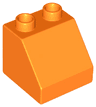 Duplo, Brick 2 x 2 x 1 1/2 Slope 45