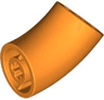 Brick, Round 2 x 2 D. 45 degrees Elbow (25.5mm Standing Height)