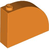 Slope, Curved 4 x 1 x 2 2/3 with Stud