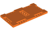 Brick, Modified 8 x 16 x 2/3 with 1 x 4 and 2 x 4 Indentations