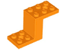 Bracket 5 x 2 x 2 1/3 with 2 Holes and Bottom Stud Holder