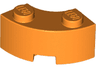 Brick, Round Corner 2 x 2 Macaroni with Stud Notch and Reinforced Underside