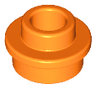Plate, Round 1 x 1 with Open Stud