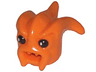 Minifigure, Head, Modified Kranxx / Rench with Open Mouth with Black Eyes Pattern