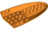 Aircraft Fuselage Forward Bottom Curved 6 x 10 with 3 Holes