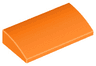 Slope, Curved 2 x 4 x 2/3 with Bottom Tubes
