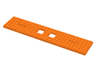 Train Base 6 x 28 with 3 Round Holes Each End and 2 x 2 Cutouts