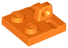 Hinge Plate 2 x 2 Locking with 1 Finger on Top