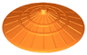 Minifigure, Headgear Hat, Conical Asian