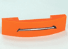 Slope, Curved 4 x 1 x 2/3 Double with Mouth Open Pattern