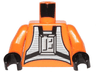 Torso SW Rebel Pilot Pattern / Orange Arms / Black Hands