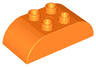 Duplo, Brick 2 x 4 Slope Curved Double