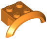 Vehicle, Mudguard 4 x 2 1/2 x 1 with Arch Round