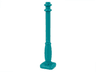 Support 2 x 2 x 7 Lamp Post, 6 Base Flutes