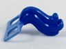 Minifigure Costume Tail Horse with Blue Hair Pattern