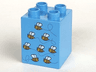 Duplo, Brick 2 x 2 x 2 with 8 Bees Pattern