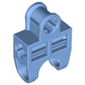 Technic, Axle Connector 2 x 3 with Ball Joint Socket - Open Sides, Angled Forks with Closed Axle Holes