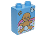 Duplo, Brick 1 x 2 x 2 with Baby in Diaper and '12' Pattern
