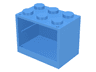 Container, Cupboard 2 x 3 x 2 - Solid Studs