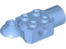 Technic, Brick Modified 2 x 2 with Pin Hole, Rotation Joint Ball Half Horizontal, and Rotation Joint Socket