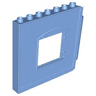 Duplo Wall 1 x 8 x 6 Hinge on Right with Window Opening