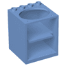 Container, Cupboard 4 x 4 x 4 with Elliptical Hole for Sink
