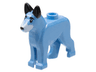 Dog, Alsatian / German Shepherd with Black Eyes, Nose, Ears and Eyebrows, White Muzzle Pattern (DC Wonder Dog)