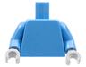 Torso Plain / Medium Blue Arms / Light Bluish Gray Hands