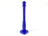 Support 2 x 2 x 7 Lamp Post, 6 Base Flutes