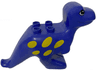 Duplo Dinosaur Tyrannosaurus rex Adult with Eyes and Yellow Spots Pattern