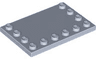 Tile, Modified 4 x 6 with Studs on Edges