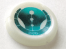 Throwing Disk with Bionicle Kanoka 226 Ga-Metru Pattern