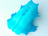 Bionicle Head, Barraki Carapar with Marbled Trans-Dark Blue Pattern